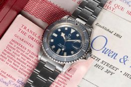 A RARE GENTLEMAN'S STAINLESS STEEL ROLEX TUDOR PRINCE OYSTERDATE 