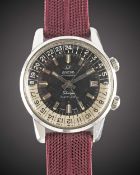 A GENTLEMAN'S STAINLESS STEEL ENICAR SHERPA SUPER JET WRIST WATCH CIRCA 1960s, REF. 146/003 WITH