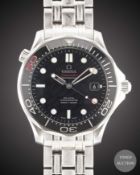 A GENTLEMAN'S STAINLESS STEEL OMEGA SEAMASTER PROFESSIONAL 