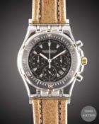 A GENTLEMAN'S STAINLESS STEEL JAEGER LECOULTRE KRYOS CHRONOGRAPH WRIST WATCH CIRCA 1990s, REF. 305.