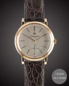 A GENTLEMAN'S 18K SOLID ROSE GOLD VACHERON & CONSTANTIN WRIST WATCH CIRCA 1960s Movement: 18J,