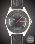 A RARE GENTLEMAN'S STAINLESS STEEL SANDOZ TYPHOON 1000M DIVERS WRIST WATCH CIRCA 1970, REF. 1745-Z-