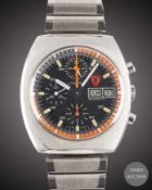 A GENTLEMAN'S STAINLESS STEEL LEMANIA 