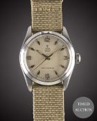 A GENTLEMAN'S STAINLESS STEEL ROLEX TUDOR OYSTER ROYAL WRIST WATCH CIRCA 1958, REF. 7934 WITH