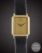 AN 18K SOLID GOLD PIAGET QUARTZ WRIST WATCH CIRCA 1980s, REF. 7143  Movement: Quartz, signed Piaget.