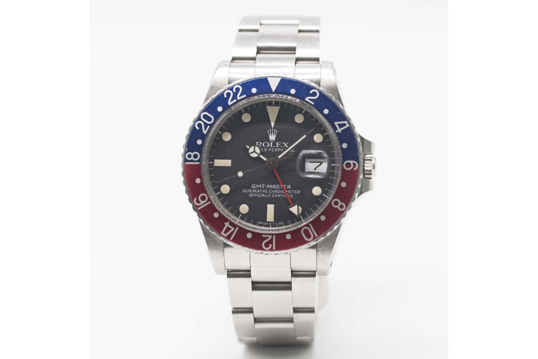 A GENTLEMAN'S STAINLESS STEEL ROLEX OYSTER PERPETUAL GMT MASTER BRACELET WATCH CIRCA 1980s, REF. - Image 2 of 7