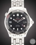 A GENTLEMAN'S STAINLESS STEEL OMEGA SEAMASTER PROFESSIONAL 