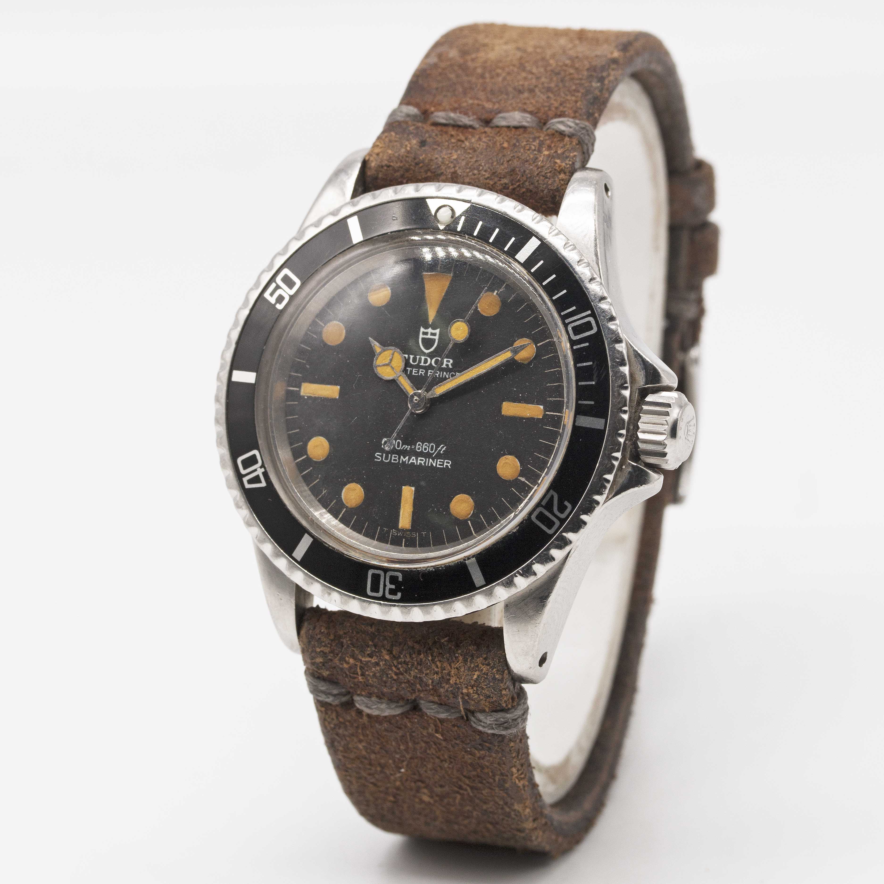 A GENTLEMAN'S STAINLESS STEEL ROLEX TUDOR OYSTER PRINCE SUBMARINER WRIST WATCH CIRCA 1969, REF. - Image 3 of 5