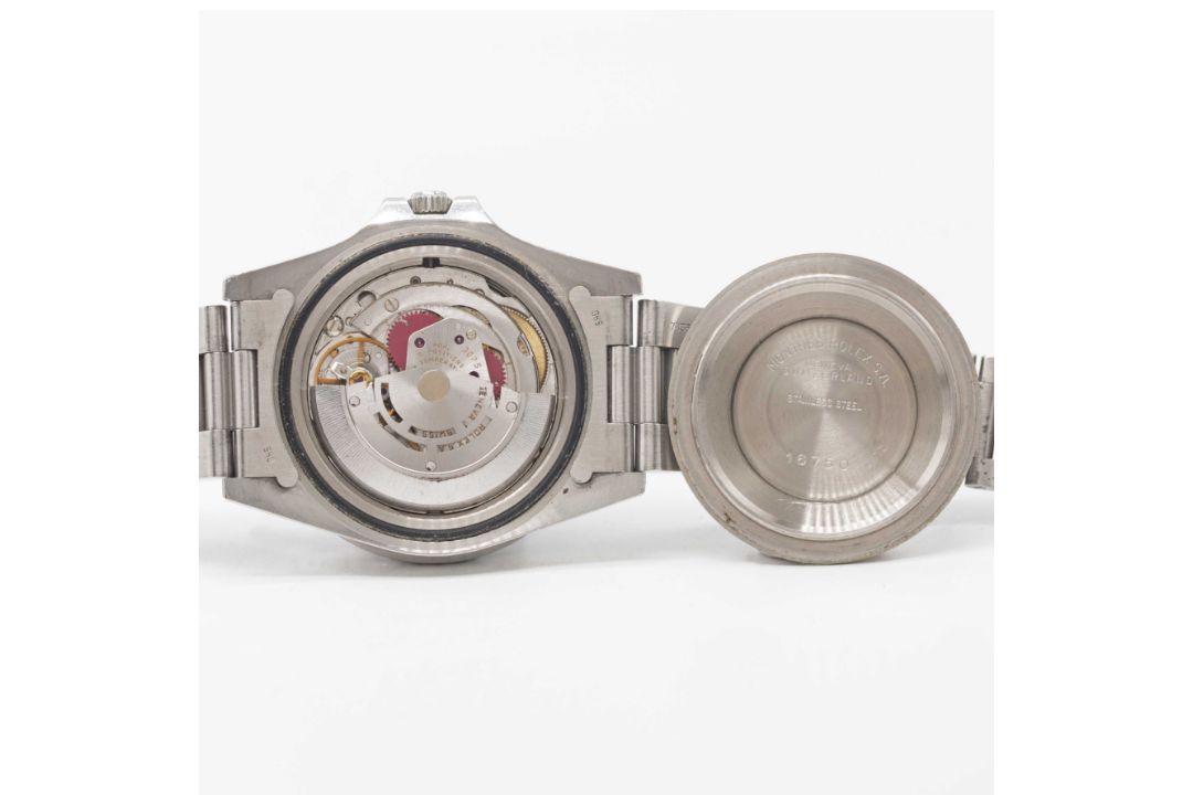 A GENTLEMAN'S STAINLESS STEEL ROLEX OYSTER PERPETUAL GMT MASTER BRACELET WATCH CIRCA 1980s, REF. - Image 7 of 7