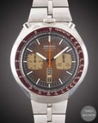 A GENTLEMAN'S STAINLESS STEEL SEIKO 