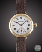 A GENTLEMAN'S 18K SOLID GOLD IWC 