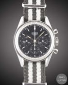 A GENTLEMAN'S STAINLESS STEEL HEUER CLASSIC CARRERA CHRONOGRAPH WRIST WATCH CIRCA 2000, REF.