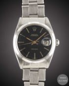 A GENTLEMAN'S STAINLESS STEEL ROLEX OYSTERDATE PRECISION BRACELET WATCH CIRCA 1967, REF. 6694 WITH