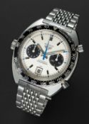 A GENTLEMAN'S STAINLESS STEEL HEUER AUTAVIA 