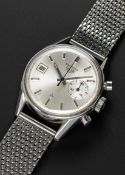 A GENTLEMAN'S STAINLESS STEEL HEUER CARRERA 