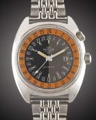 A GENTLEMAN'S STAINLESS STEEL GLYCINE AIRMAN SST 