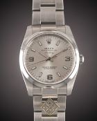 A GENTLEMAN'S STAINLESS STEEL ROLEX OYSTER PERPETUAL AIR KING 