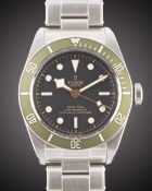 A GENTLEMAN'S STAINLESS STEEL ROLEX TUDOR BLACK BAY 