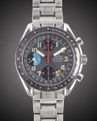 A GENTLEMAN'S STAINLESS STEEL OMEGA SPEEDMASTER 