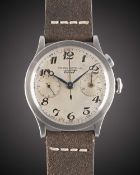 A RARE GENTLEMAN'S LARGE SIZE STAINLESS STEEL OMEGA WATCH CO TISSOT 