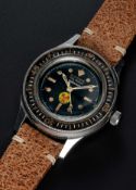 A RARE GENTLEMAN'S STAINLESS STEEL BLANCPAIN FIFTY FATHOMS TECHNISUB 