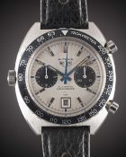A GENTLEMAN'S STAINLESS STEEL HEUER AUTAVIA 