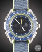 A GENTLEMAN'S TITANIUM OMEGA SPEEDMASTER SKYWALKER X-33 CHRONOGRAPH WRIST WATCH CIRCA 1997, REF.