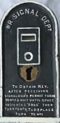 British Railways (Western Region), ex-GWR, Signal Dept cast-iron KEY INSTRUMENT. The 'G' from the