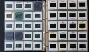 Large quantity (approx 350) of mainly original, 35mm COLOUR SLIDES taken largely in the 1970s/80s of