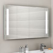 (DD3) 1000x600mm Omega Illuminated LED Mirror. RRP £349.99. Flattering LED lights provide a wa...