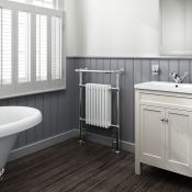 (DD41) 952x659mm Large Traditional White Premium Towel Rail Radiator. RRP £449.99. We love th...