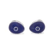 Fabergé 18k White Gold Sapphire & Diamond Grigori Cufflinks