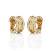 Bulgari 18k Yellow Gold B.Zero 1 Earrings