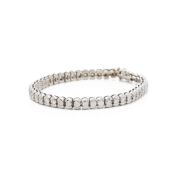 18k White Gold 5.50ct Round Brilliant Cut Diamond Bracelet