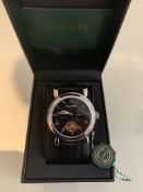 Limited Edition Hand Assembled Gamages Moon Phase Automatic Steel – 5 Year Warranty & Free Delivery