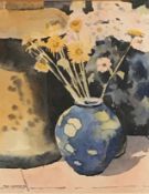 Original signed still life watercolour 