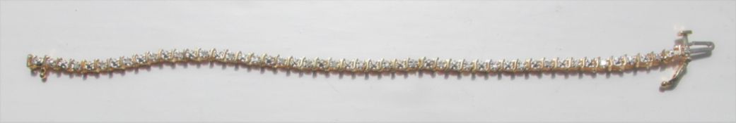 9Ct Gold Diamond Bracelet