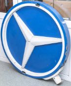 Großer Mercedesstern (wohl 1960/70er Jahre, wohl von einer Hauptniederlassung), selten, Dmca. 121
