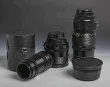 Konvolut von 3 Objektiven, bestehend aus: 1x Carl Zeiss 