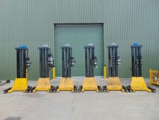 Set of 6 Somers 5T Mobile Column Vehicle Lifts (5T Per Column)