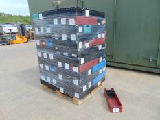 120 x Heavy Duty Tote Storage Boxes with Dividers