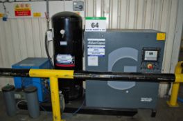 An ATLAS COPCO GA7P Packaged Screw Air Compressor, Serial No. CA1716200 (Year 2013), 7.5-Bar Working