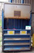 A PEARCE COMPACTION Model HB550 Vertical Electro Hydraulic Twin Ram Waste Baling Press, Serial No.