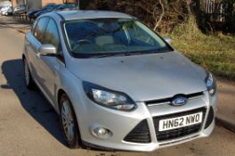 A FORD Focus Titanium 1.6 TDCI 115 Diesel Hatchback, Registration No. HN62 NWO (2012), First