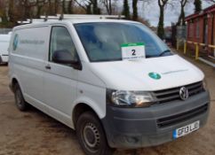 A VOLKSWAGEN Transporter T28 2.0 TDi Bluemotion, Diesel, SWB Panel Van, Registration No. GF13 LJO,