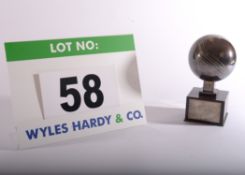 A Sterling Silver (925 Standard, 1991 BORGILA) Winners Replica Trophy 1991 Stockholm Open Singles in