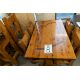 4' WHITE PINE DINING TABLE WITH 4 CHAIRS - L-48'' W-28'' H- 30'' - Image 2 of 4