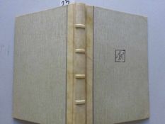 Einband.- Schaefer-Ast, A.Ablauf des Jahres. Tagebuch eines Malers. Weimar, Kiepenheuer, 1948. 3