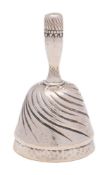 A Tiffany silver call bell, stamped Tiffany & Co,