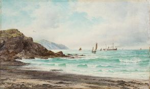 David James [1853-1904]- A South West Breeze, Coast of Scilly,